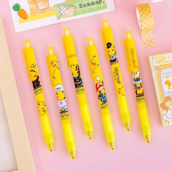 Caneta Pokémon Pikachu Anime Esferográfica gel