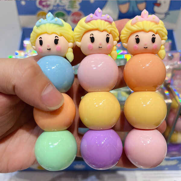 Mini Marca Texto Fofo Frozen - 3 cores