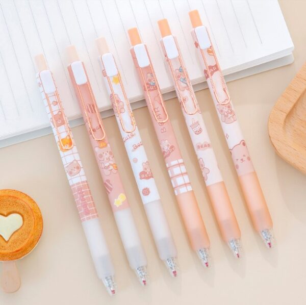 Caneta em gel Kawaii urso