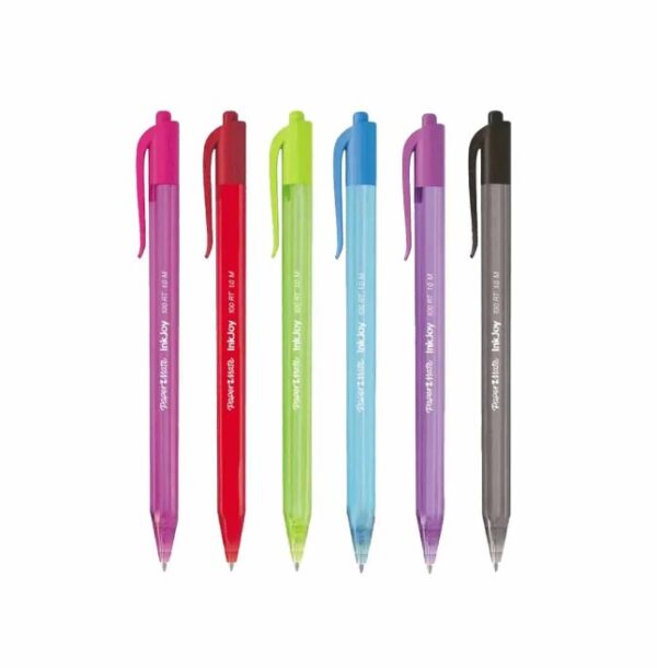 Caneta Esferográfica retrátil kilometrica 100 Papermate