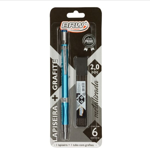 Lapiseira 2.0mm com grafite - blister c/ 1un