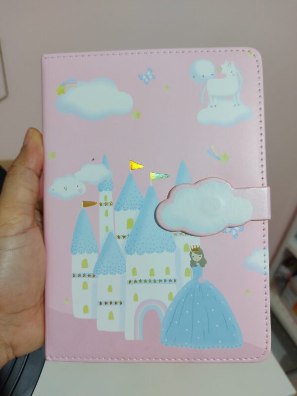 Caderno puff Luxo Princesa Castelo