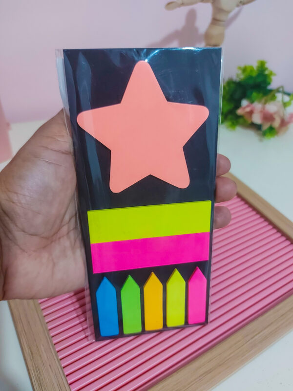Kit Bloco Adesivo Neon
