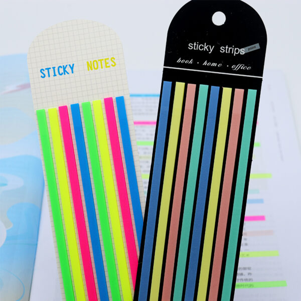 Marca Texto Adesivo em Fita Cartela 160 Fitas 140mm x 5mm