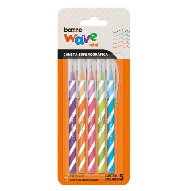 Caneta Esferográfica Wave 1.0mm - Bazze