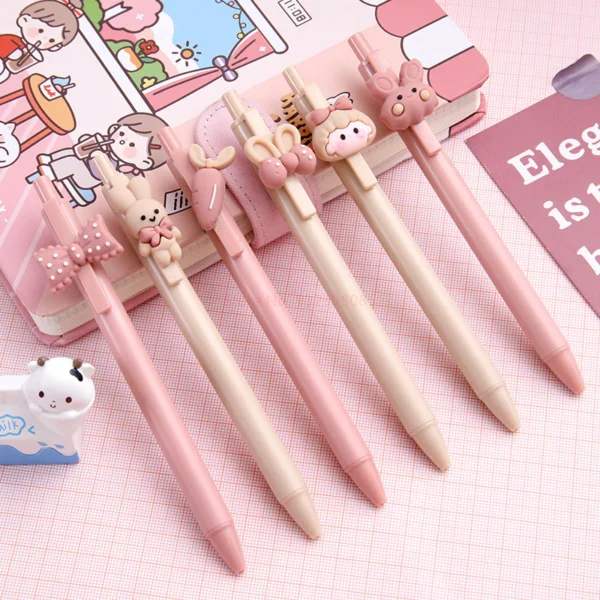Caneta Fofa em Gel Kawaii - Tema Páscoa