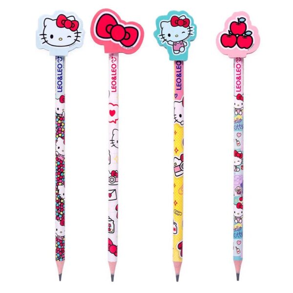 Lápis HB com Borracha Hello Kitty Leo&Leo
