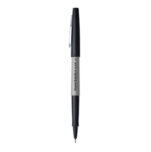Caneta Flair 0.4mmUltra Fina Papermate - Preta