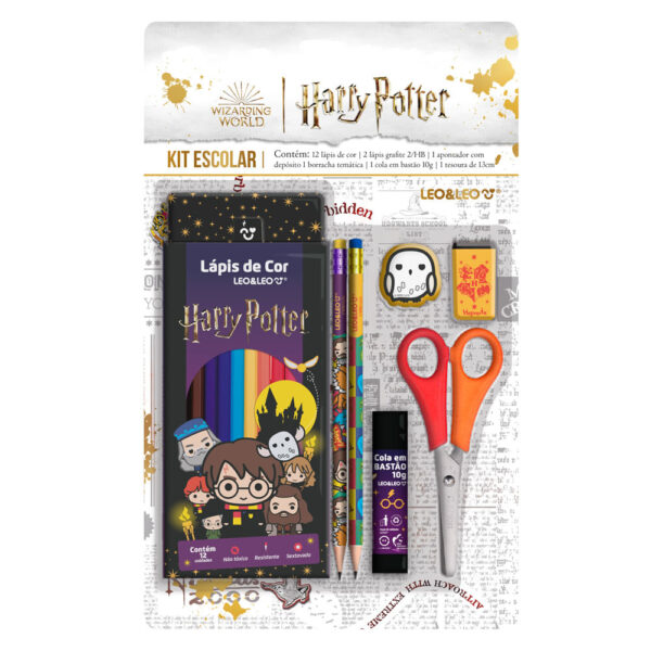 Kit Escolar Divertido Harry Potter 7 itens - Leo&Leo