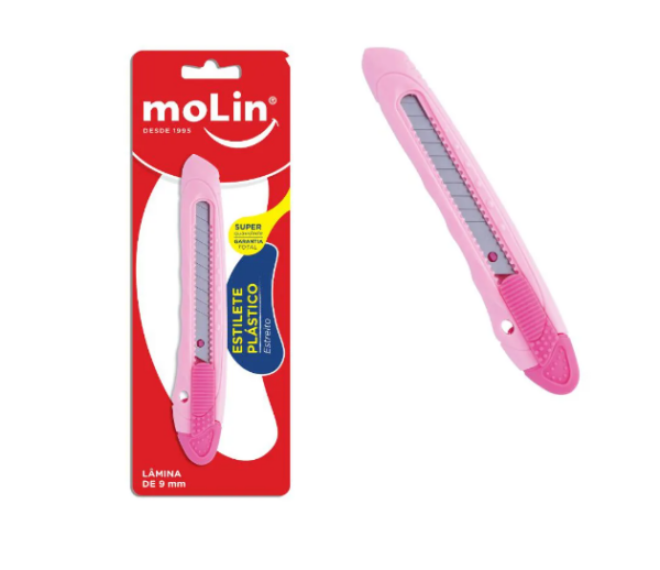 Estilete Molin Rosa 9mm