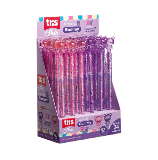 Lapiseira Gummy Holic Fofurices 0.7mm - Tris