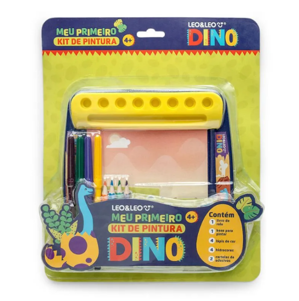 Meu Primeiro Kit De Pintura Dino