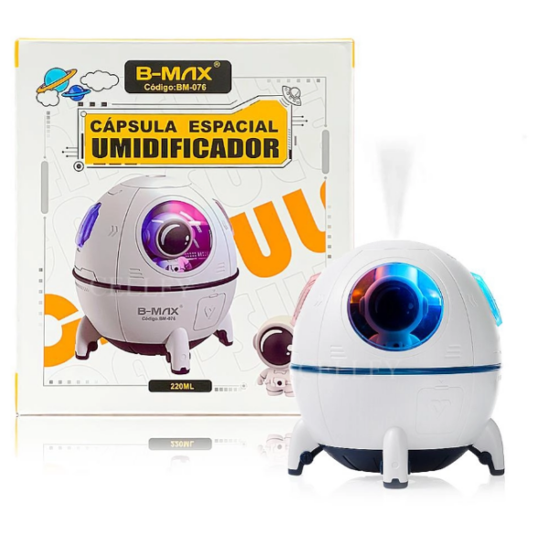 Umidificador e aromatizador Nave Espacial e Astronauta - Bmax
