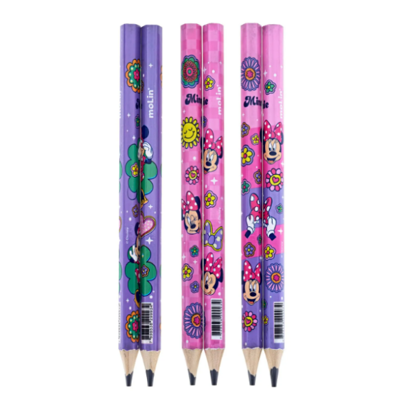 Lápis Preto HB Jumbo Minnie Mouse - Molin