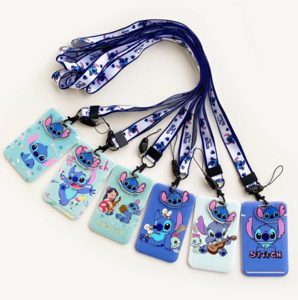 Porta Crachá Cartão Identificação com Cordão Stitch - Unidade