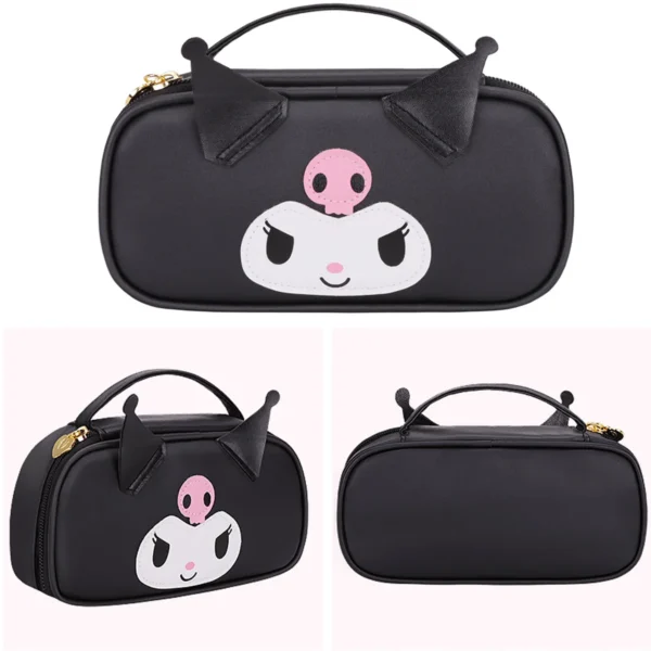 Estojo com zíper Kuromi Sanrio