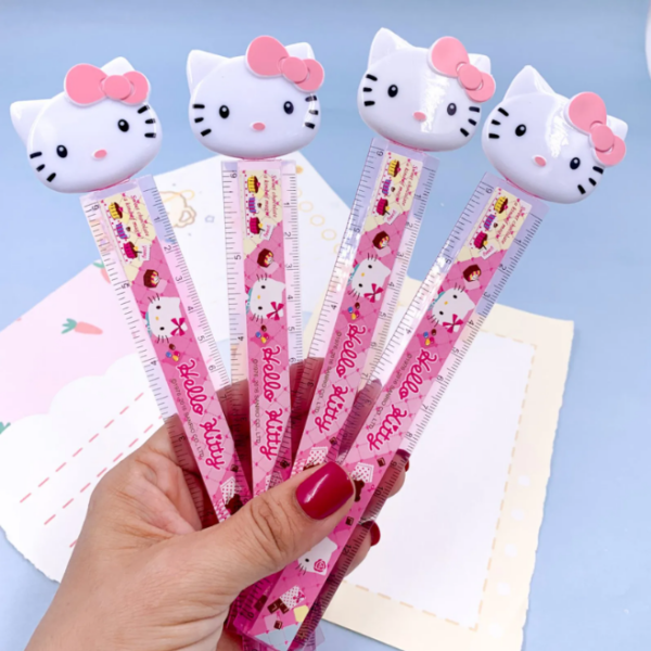 Régua 15cm Hello Kitty