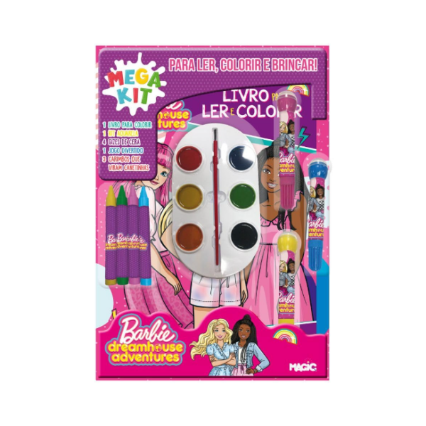 Livro de Colorir Aquarela Barbie MAGIC KIDS