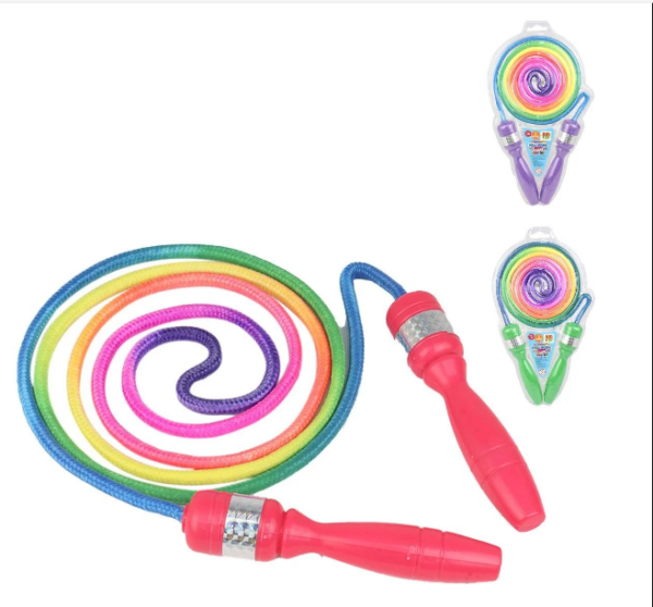 Pula Corda 2m de Poliéster Color Rainbow - Roxa
