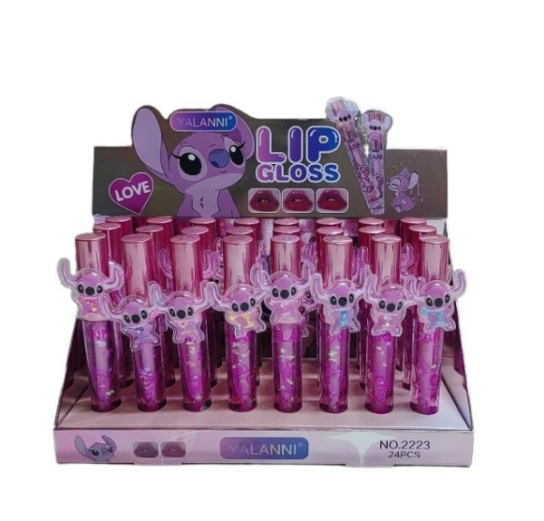 Batom lip gloss Mágico com anel Angel