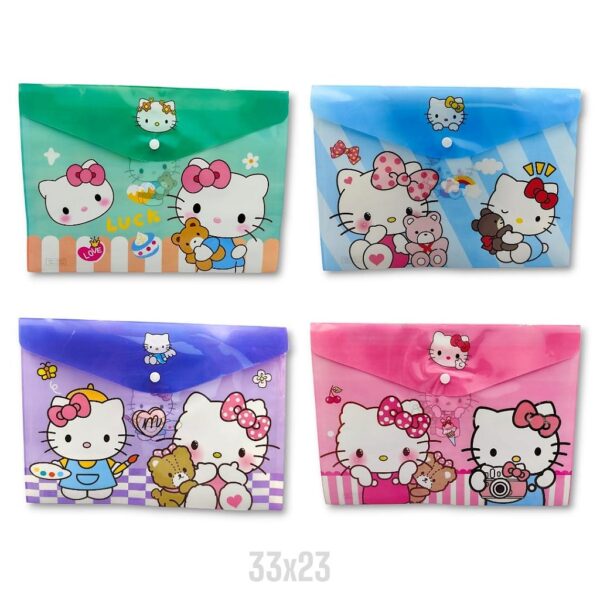 Pasta envelope Hello Kitty tamanho A4