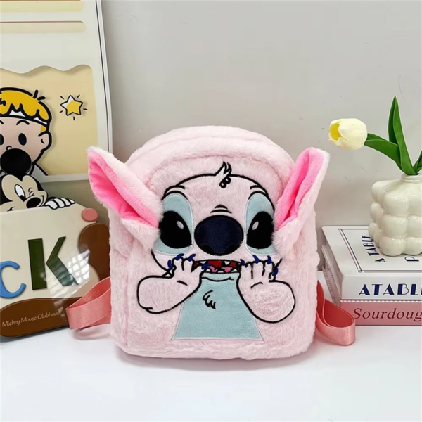 Mini Mochila De Pelúcia Lilo Stitch