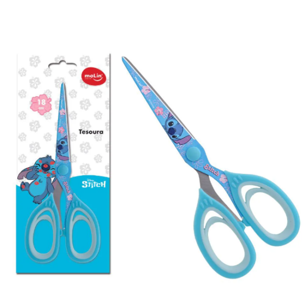 Tesoura Molin 18CM Office STITCH