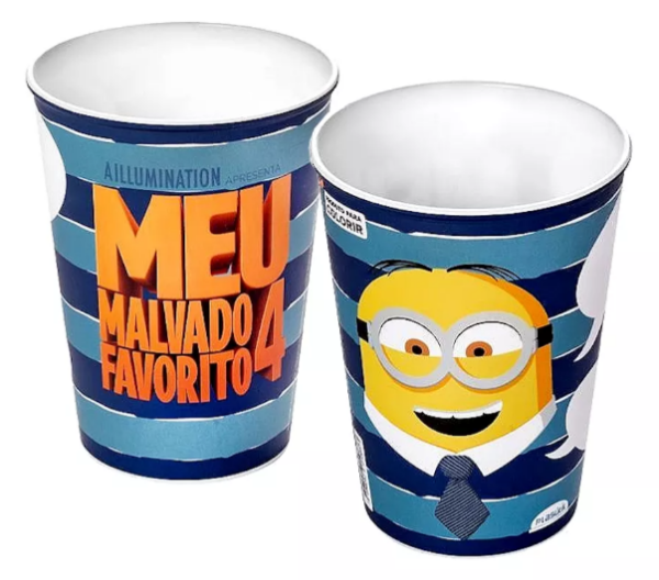 Copo Decorado Minions 320 ml - Plasútil