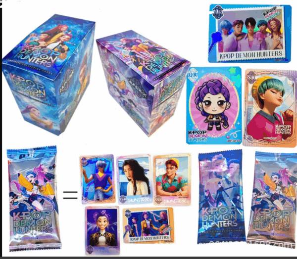Cards colecionáveis Guerreiras do K Pop - 1 pacote