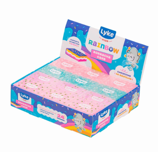 Borracha Escolar Cake com Essência Lyke - Unidade