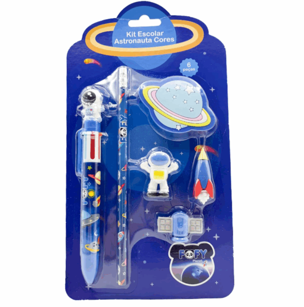 Kit Escolar Astronauta Cores – Fofy