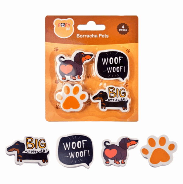 Blister Borracha Pets c/ 4und – Fofy
