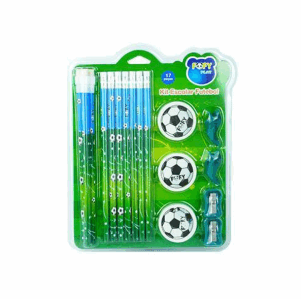Kit Escolar Futebol Grande – Fofy
